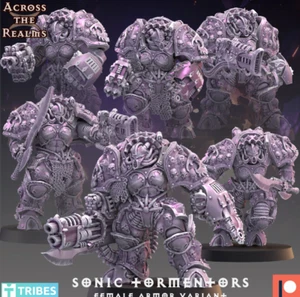 Sonic Tormentors - Varianti di armatura femminile Squadra da 5 (Spedizione gratuita) - Foto 1 di 1