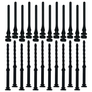 24 Pcs Radiateur Antichoc Colle Clous Serveur Ordinateur Vis Ventilateur Anti-Sismique - Photo 1/12