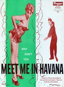 11680. Dekorationsplakat. Zimmerwand. Zuhause Vintage Design. Treffen Sie mich in Havanna Musical - Bild 1 von 1