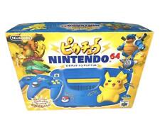 Nintendo 64 Pokemon Pikachu Limited Console Blue & Yellow N64 Very RARE in Stock