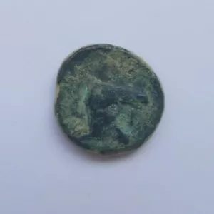 Moneda Cartaginesa Calco Cabeza Tauit - Imagen 1 de 2