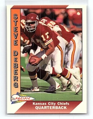 1991 Pacific Steve DeBerg Kansas City Chiefs #207 - Image 1 of 2