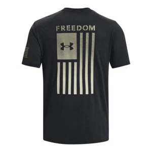 Under Armour 1377056 Men's UA Freedom Flag Gradient T-Shirt Short Sleeve Tee - Picture 1 of 11