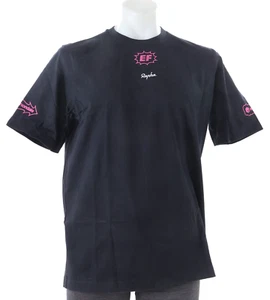 Rapha EF Education-EasyPost Pro Team Short Slv Cotton T-Shirt Men MD or LG Black - Picture 1 of 4