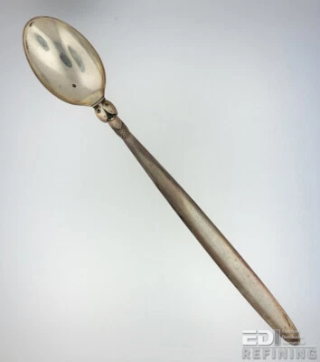 Cactus - Cuchara de té helada de plata esterlina Estate de Georg Jensen 7 1/8" Foto 1 de 3