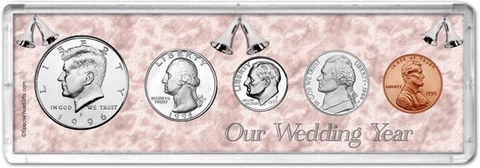 Our Wedding Year Coin Gift Set, 1996 Cover