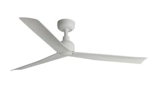 Energy-Saving Ceiling Fan with Remote Control Marine White Outdoor Fan - Picture 1 of 2