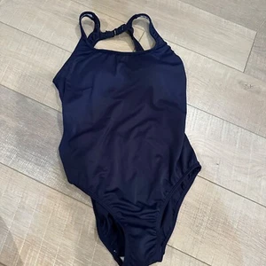VENUS WOMENS NAVY BLUE ONE PIECE SWIM SUIT SIZE 10 - Picture 1 of 5