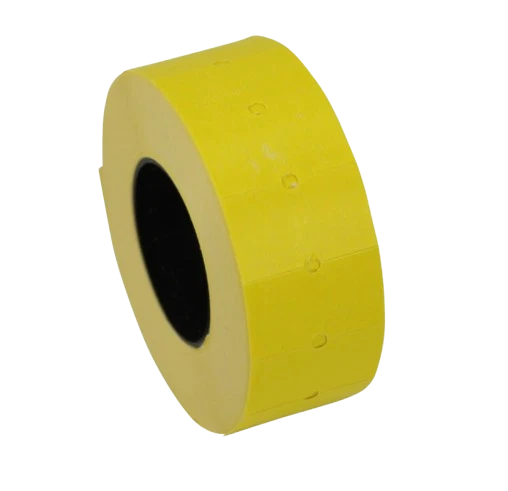 GATO 50 rollos de amarillo permanente para etiquetas de pistola precio Puma PJH6 / PJH8 CT1 21x12 mm