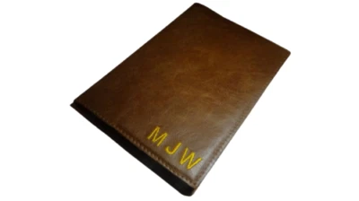 Diary A4 Journal Notebook Refillable Notepad Leather travel book custom make UK - Image 1 of 4