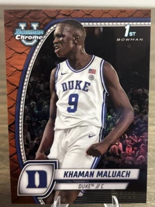 2024-25 Bowman U Cromo Khaman Maluach 1° Arancione Rettiliano 23/25 - Foto 1 di 3