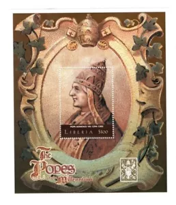 Liberia 2000 - The Popes Of The Millennium - Pope Boniface VIII - S/S MNH - Picture 1 of 1
