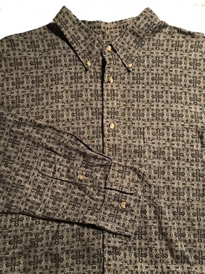 Crossings Mens Button Down Shirt Blue XXL Casual Long Sleeve Collared - Image 1 of 4