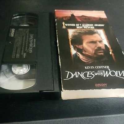 Dances with Wolves (VHS, 1993) -USED- Kevin Coster  - Image 1 of 3