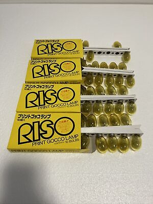 3 Sets Of Riso Print Gocco Flash Bulb Lamp Box Of 10 Bulbs  + 4 Extra • 156.73€