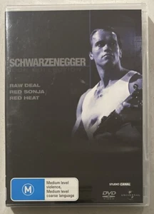 RAW DEAL / RED SONJA / RED HEAT New 3 Dvd Collection ARNOLD SCHWARZENEGGER *** - Picture 1 of 2