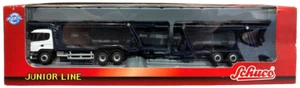 1:72 Scale Schuco Junior Line Scania Car Transporter & Drawbar Trailer - BNIB - Picture 1 of 1