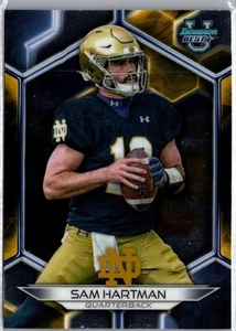Sam Hartman 2023 Bowman Best University #1 Notre Dame Fighting Irish - Picture 1 of 2