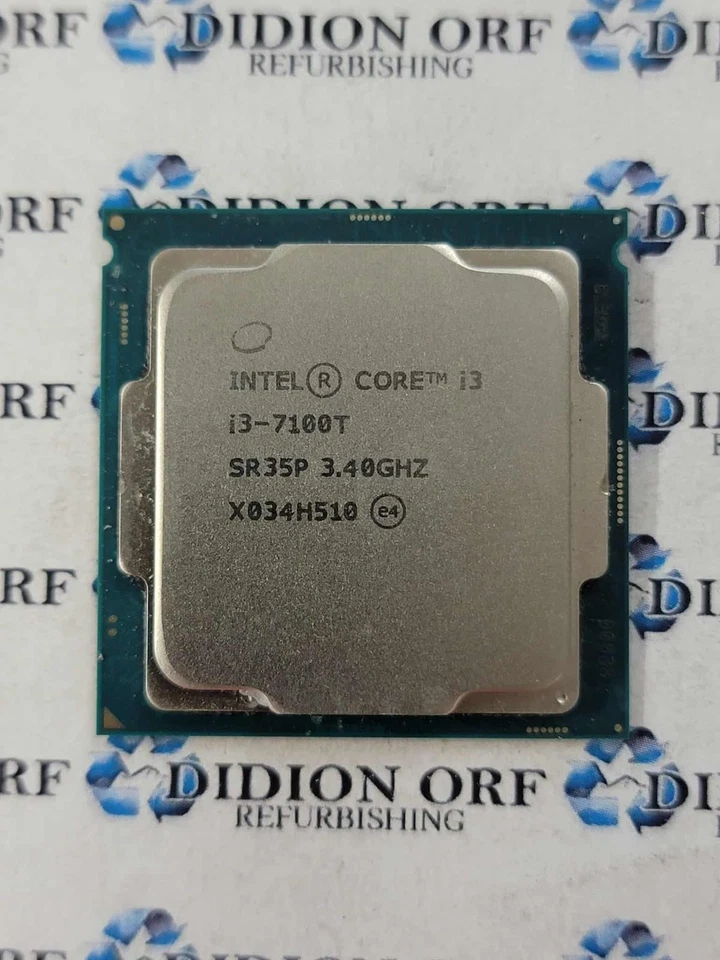 INTEL core i3-7100T SR35P 3.40 GHz 3 MB SmartCache 35 W SKU 15195 - Image 1 of 2