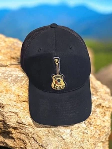 Guitarra Santa Cruz The Classic Dot Snapback Trucker Sombrero Negro Nuevo sin Etiquetas - Imagen 1 de 5