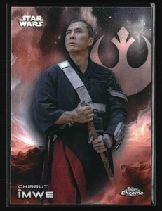 2025 Topps Chrome Star Wars Base #24 Chirrut Imwe Rogue One *2 - Imagen 1 de 2