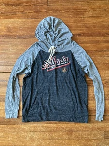 Atlanta United FC Hooded Shirt Gray XL New Era Long Sleeve Soccer MLS Women’s - Picture 1 of 4