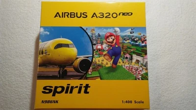 Phoenix 1/400 Spirit Super Nintendo World con Mario Airbus A320neo N986NK (04597) Foto 1 de 4