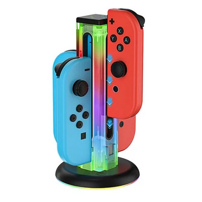 Charging Dock Stand for Switch 2 NS Game Console Joy Con Charger Accessories RGB - Image 1 of 4