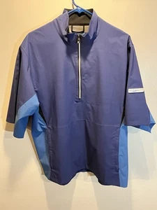 Footjoy FJ Dryjoys Hydrolite Logo Regenshirt Windbreaker Jacke Herren Medium gebraucht, in einwandfreiem Zustand - Bild 1 von 12