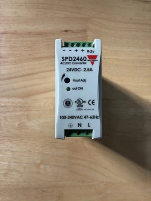 Convertidor de CA/CC SPD2460 24VDC-2.5A SPD24601 Carlo Gavazzi Foto 1 de 3