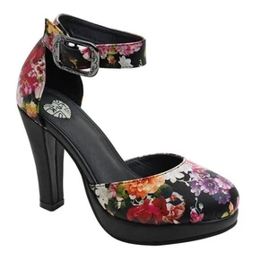 T.U.K. Pump A9026L Floral Starlet Heel - Picture 1 of 4