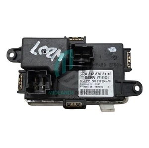 MERCEDES-BENZ C E Class W204 W207 W212 Heater Blower Motor Resistor A2128702110 - Picture 1 of 6