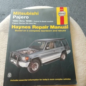 Mitsubishi Pajero Shogun Haynes Service Repair Manual 1983 - 96 series NA - NJ - Picture 1 of 10