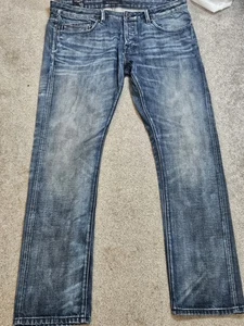 38x34 Cult Of Individuality Jeans Greaser Straight Selvedge Japan - Picture 1 of 7