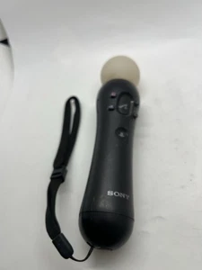 OFFICIAL SONY PLAYSTATION MOVE CONTROLLER PS3 PS4 MOTION GENUINE BLACK TESTED - Picture 1 of 11