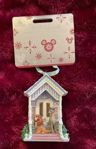 DISNEY  SKETCHBOOK LADY & THE TRAMP  CHRISTMAS ORNAMENT BRAND NEW  - Picture 1 of 2