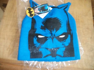 DC Comics Batman Hat Cap NWT Stocking beanie Skull OSFM Childrens - Picture 1 of 1