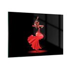 Glass Print 100x70cm Wall Art Picture dance dancer Medium Decor Image Artwork