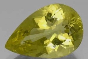 CUARZO LIMÓN 25x18 MM CORTE PERA TODO NATURAL AAA - Imagen 1 de 1