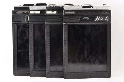 Lot of 4 Fidelity Deluxe 4x5 Large format sheet film holder from JAPAN #5945m - Image 1 of 4