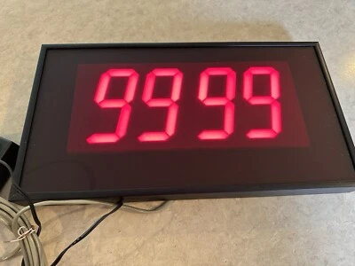 DDS Digital Display Systems 4 Digit Display 15” X 8” - Up & Down Switch - Talley - Image 1 of 4