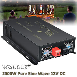 Czysty falownik sinusoidalny 2000W 12V 24V 48V do 240V Off Grid Solar Home Elektrownia
