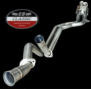 Mercedes W124 260 300E Edelstahl Auspuff Hosenrohr 200 Zellen Metall Katalysator - Bild 1 von 14