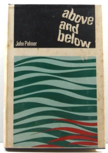Above and Below Thriller Fiction Hardcover by John Palmer 1967 Vintage book King - Picture 1 of 14