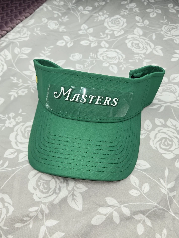 🔥 2024 Masters 💚Grün💚 Performance Tech Visor Augusta ANGC Neu mit Etikett Mütze Cap - Bild 1 von 4