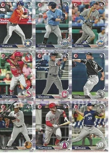 2019 BOWMAN COMPLETE (100) CARD SET TROUT OHTANI, ACUNA, BURNES, MULLINS, GARCIA - Picture 1 of 1