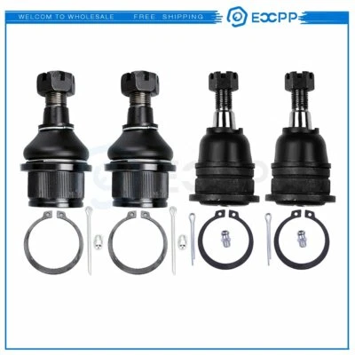 4pcs Front Upper Lower Ball Joint Kit For 2006 2007-2010 Dodge Ram 2500 3500 2WD Foto 1 de 4
