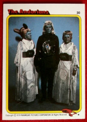 STAR TREK - MOVIE - Card #30 - THE ANDORIANS - TOPPS 1979 - Image 1 of 2