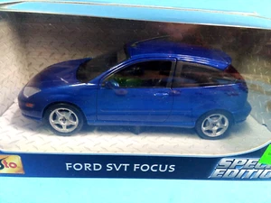 Limited Edition Ford Focus SVT 1/24 Diecast RARE Blue 2002 Miasto - Picture 1 of 3