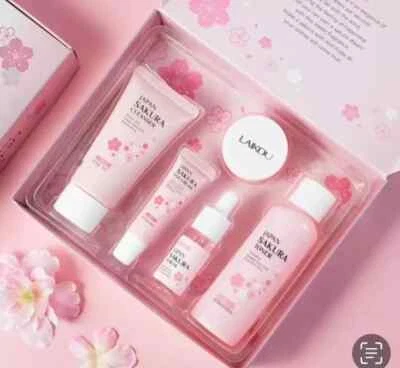 LAIKOU 5PCS GIFT SKINCARE SET CLEANSER, TONER,SERUM, EYE CREAM, ESSENCE CREAM